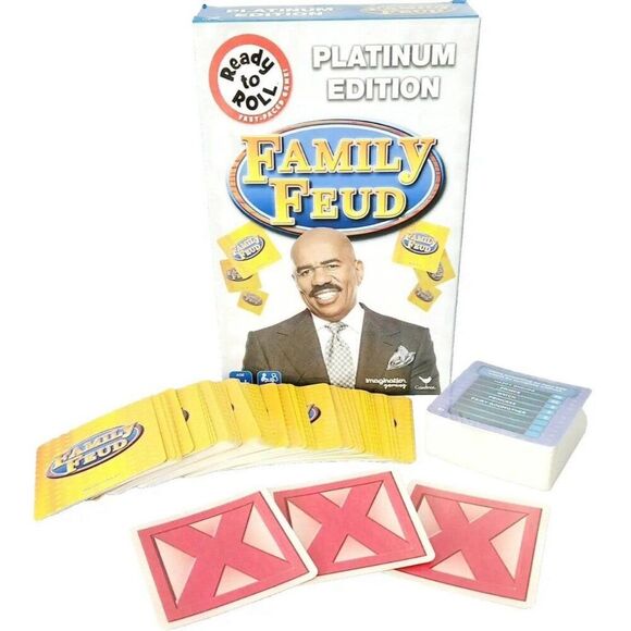 Family Feud Platinum Edition Ready to Roll Fast-Paced Game By Cardinal - Picture 4 of 5